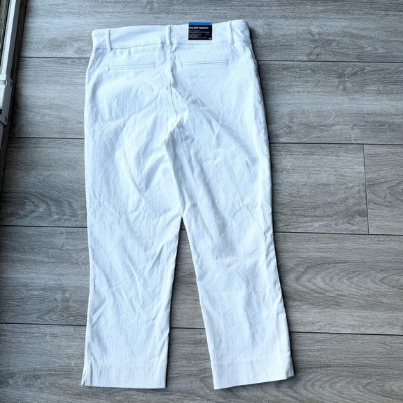 NWT Hilary Radley White Slim Fit Cropped Pants - Picture 9 of 11